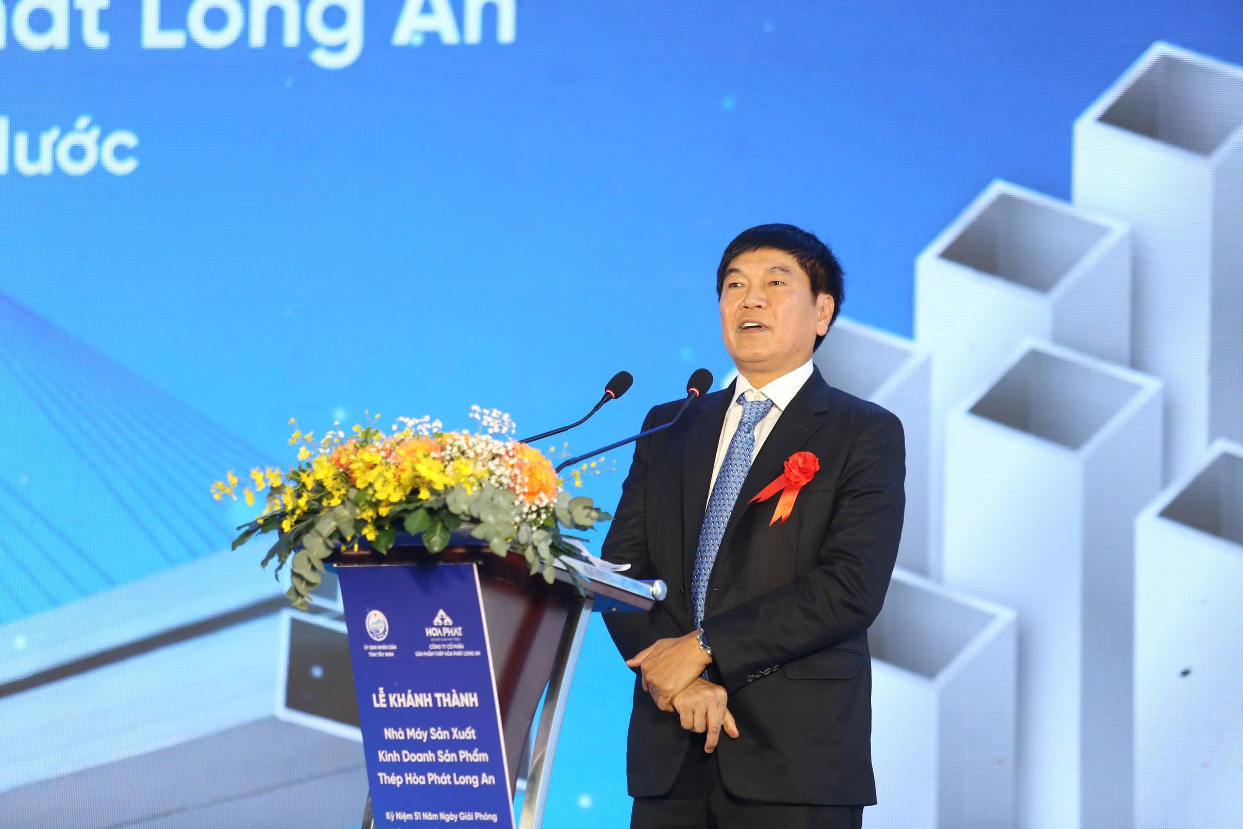 Ông Trần Đình Long – Chủ tịch HĐQT Tập đoàn Hòa Phát phát biểu tại sự kiện ngày 18/4/2026 Ông Trần Đình Long – Chủ tịch HĐQT Tập đoàn Hòa Phát phát biểu tại sự kiện ngày 18/4/2026
