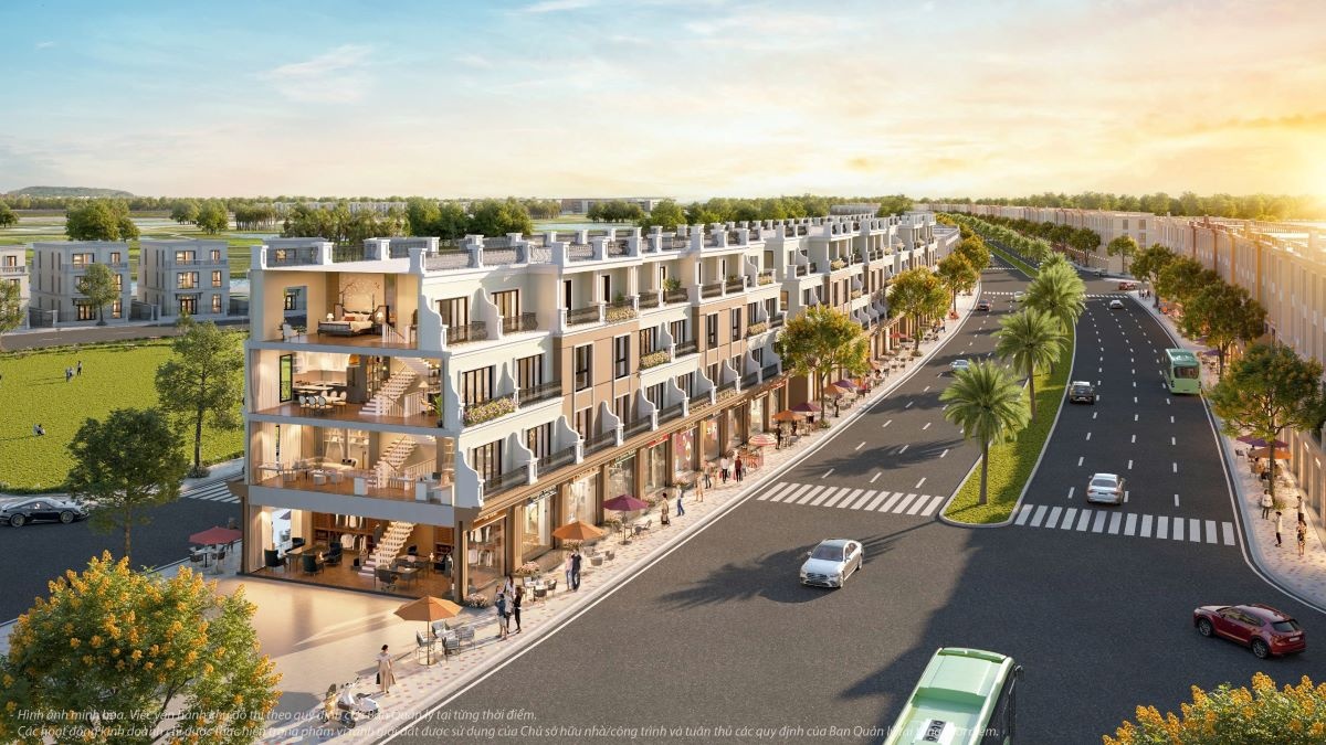 Nhà phố song diện có quy mô 2 - 4 tầng, diện tích linh hoạt từ 78 - 226 m², mở ra nhiều phương án khai thác và vận hành đa dạng Nhà phố song diện có quy mô 2 - 4 tầng, diện tích linh hoạt từ 78 - 226 m², mở ra nhiều phương án khai thác và vận hành đa dạng