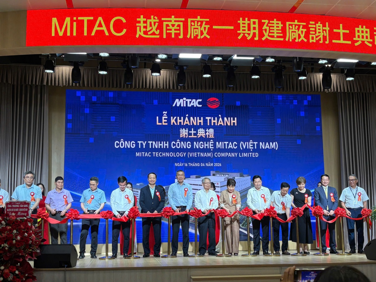 Lễ khánh thành tổ hợp nhà máy công nghệ cao của Tập đoàn MITAC tại Lễ khánh thành tổ hợp nhà máy công nghệ cao của Tập đoàn MITAC tại