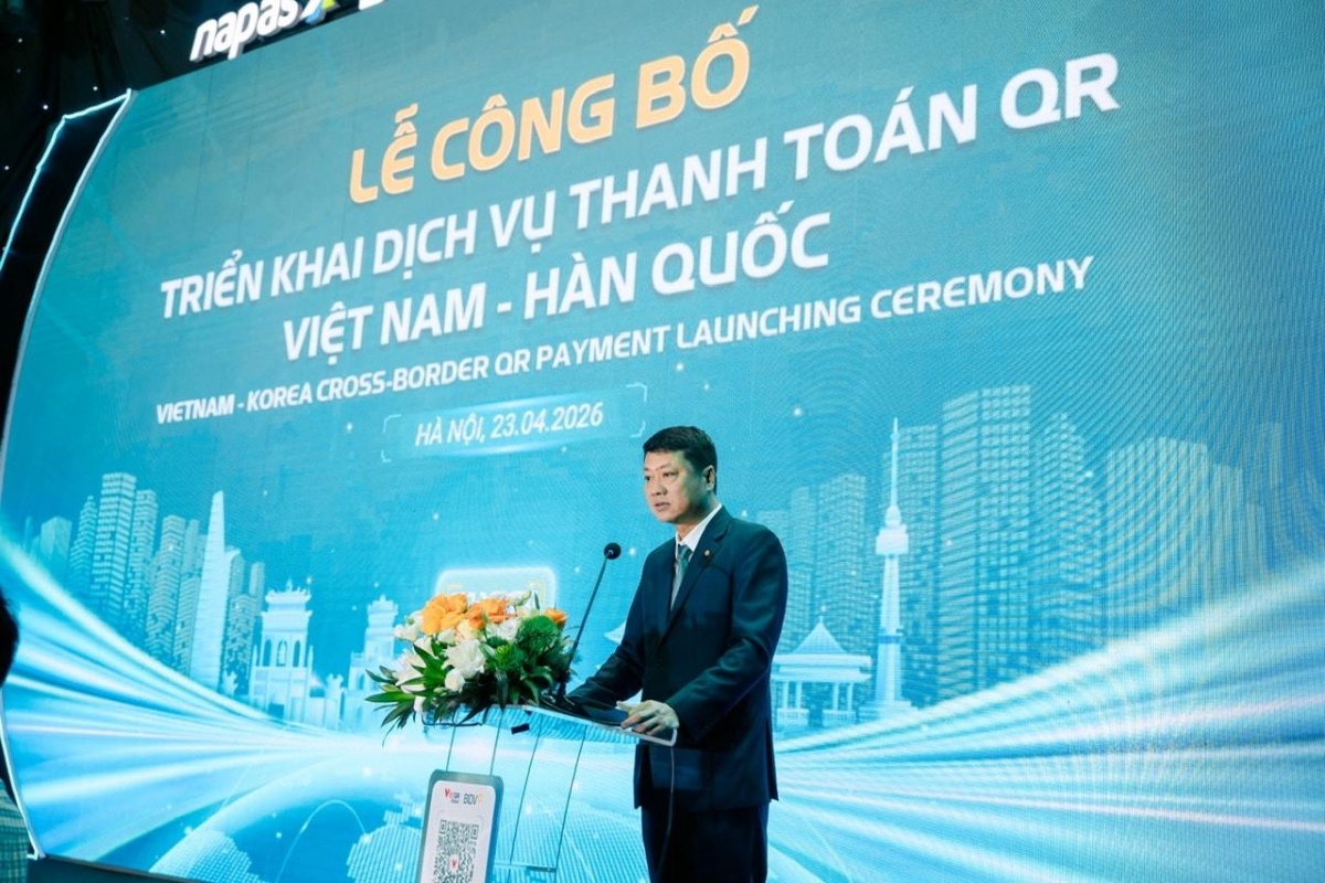 Ông Lê Ngọc Lâm - Tổng Giám đốc BIDV - khẳng định vai trò trọng yếu của BIDV trong dự án kết nối thanh toán QR Việt Nam - Hàn Quốc Ông Lê Ngọc Lâm - Tổng Giám đốc BIDV - khẳng định vai trò trọng yếu của BIDV trong dự án kết nối thanh toán QR Việt Nam - Hàn Quốc