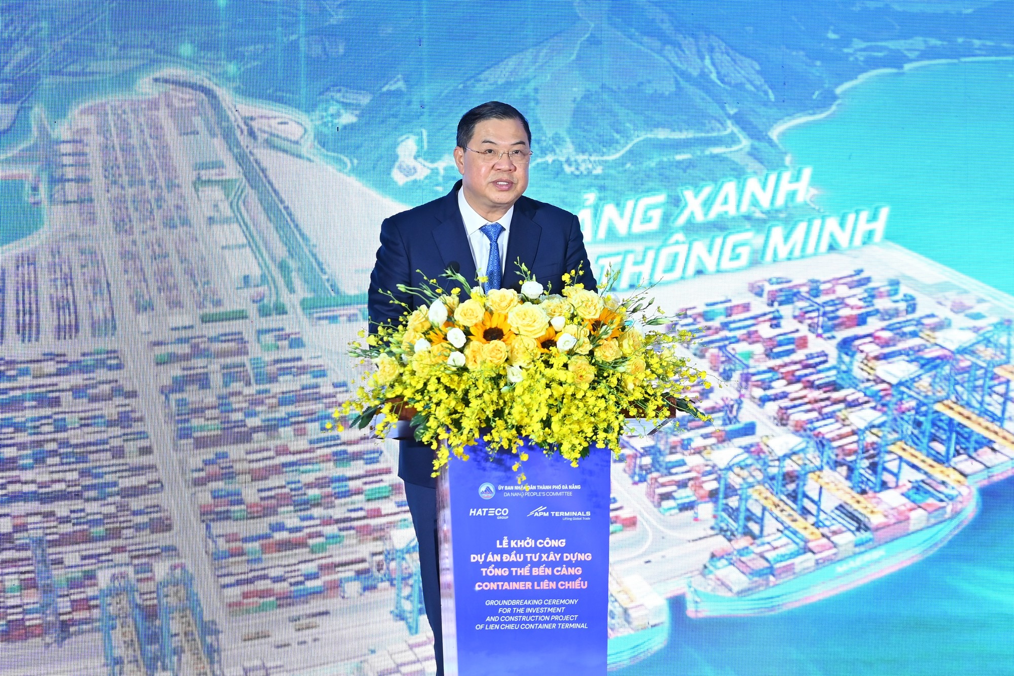 Phó Thủ tướng Thường trực tin tưởng Dự án sẽ góp phần định vị Việt Nam sâu hơn trong mạng lưới vận tải biển quốc tế - Ảnh: VGP/Thế Phong