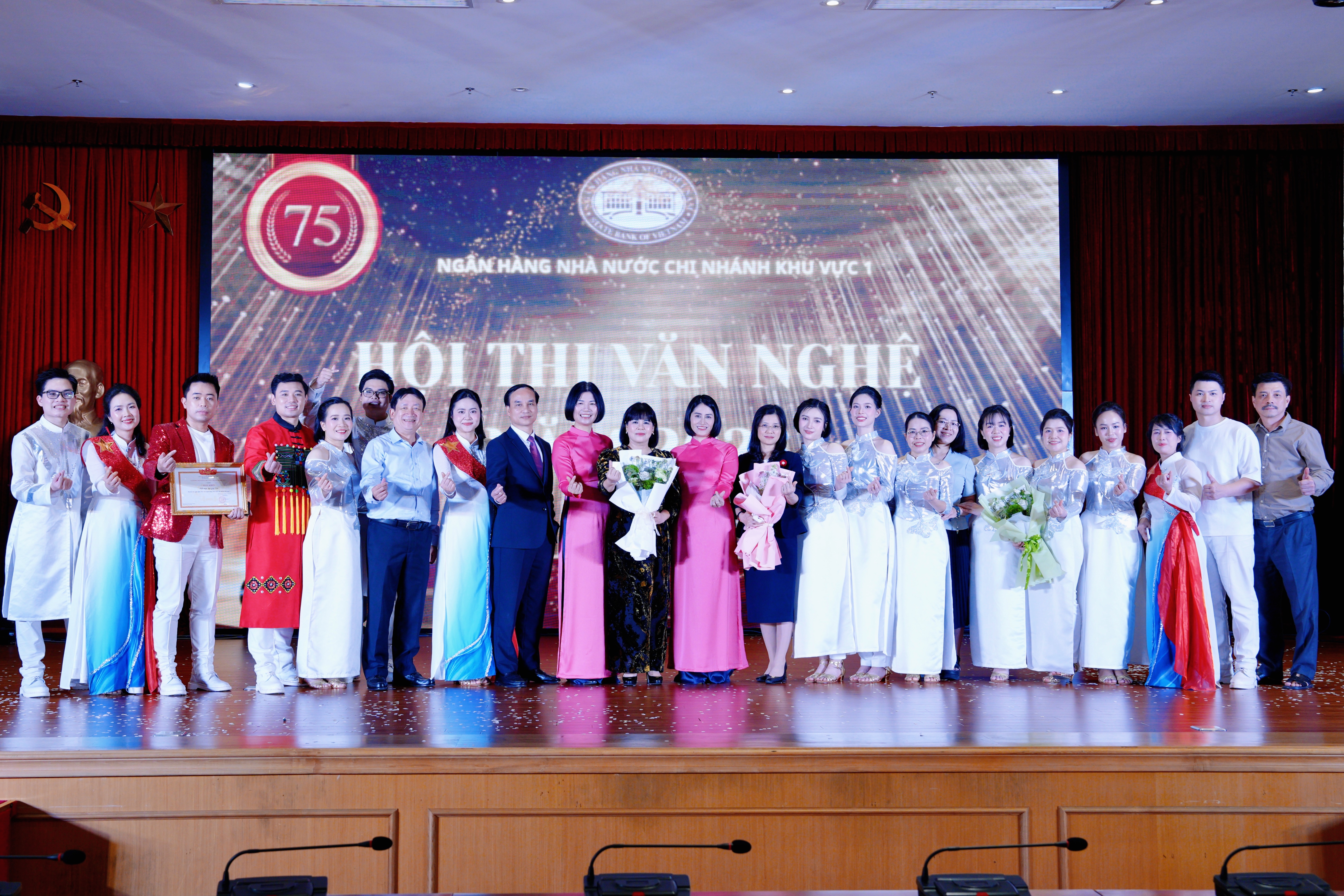 Hội thi văn nghệ NHNN chi nhánh Khu vực 1 năm 2026: Sôi nổi, gắn kết và giàu cảm xúc