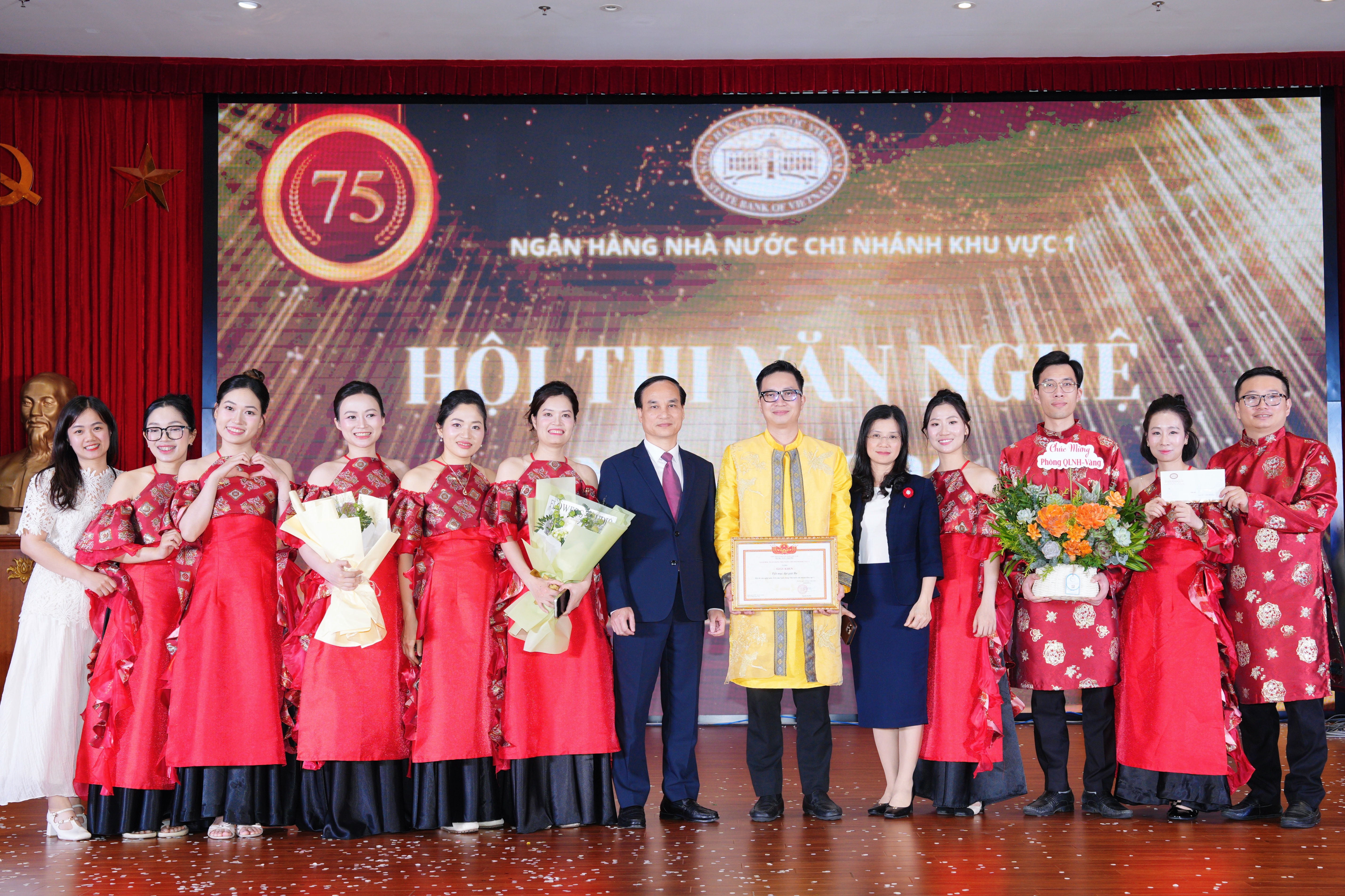 Hội thi văn nghệ NHNN chi nhánh Khu vực 1 năm 2026: Sôi nổi, gắn kết và giàu cảm xúc