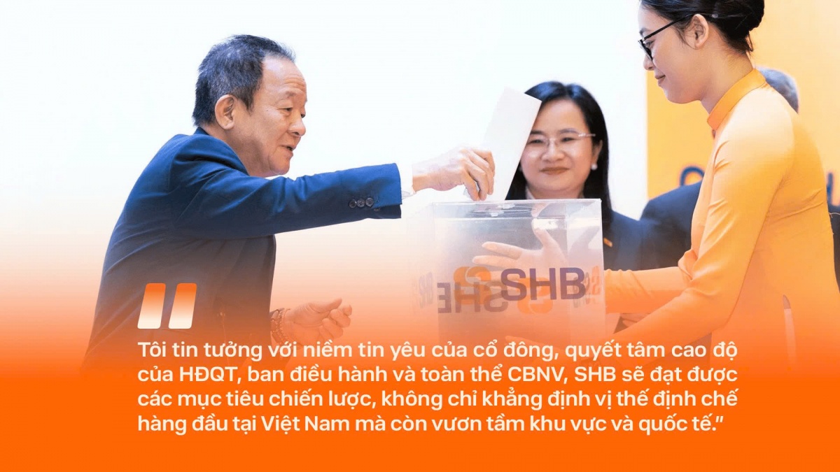 Những câu nói ấn tượng của Chủ tịch HĐQT SHB Đỗ Quang Hiển tại ĐHĐCĐ 2026 Những câu nói ấn tượng của Chủ tịch HĐQT SHB Đỗ Quang Hiển tại ĐHĐCĐ 2026