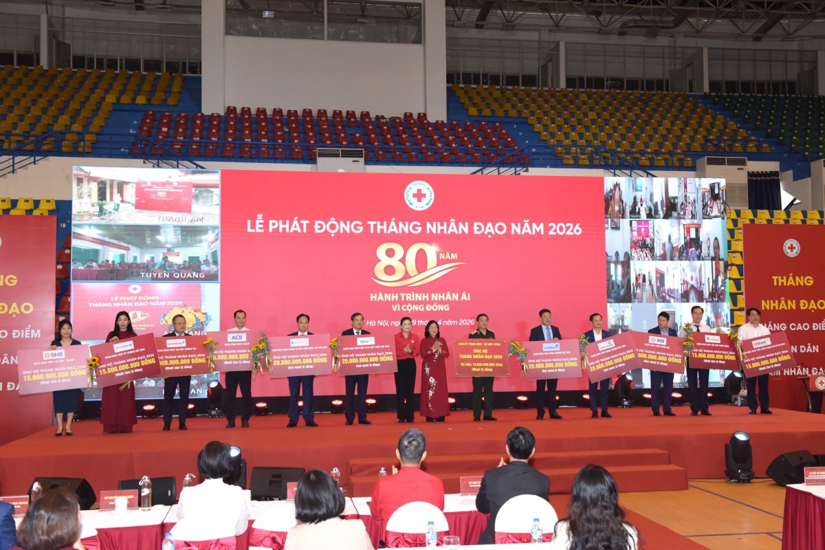 Ngành Ngân hàng đồng hành cùng Tháng Nhân đạo năm 2026