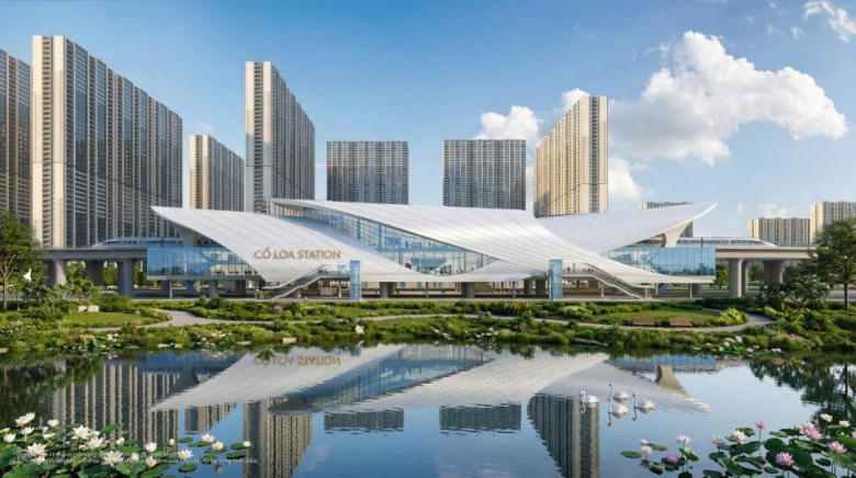 Ga đường sắt tốc độ cao Hà Nội – Quảng Ninh có điểm đầu đặt tại Vinhomes Global Gate Ga đường sắt tốc độ cao Hà Nội – Quảng Ninh có điểm đầu đặt tại Vinhomes Global Gate