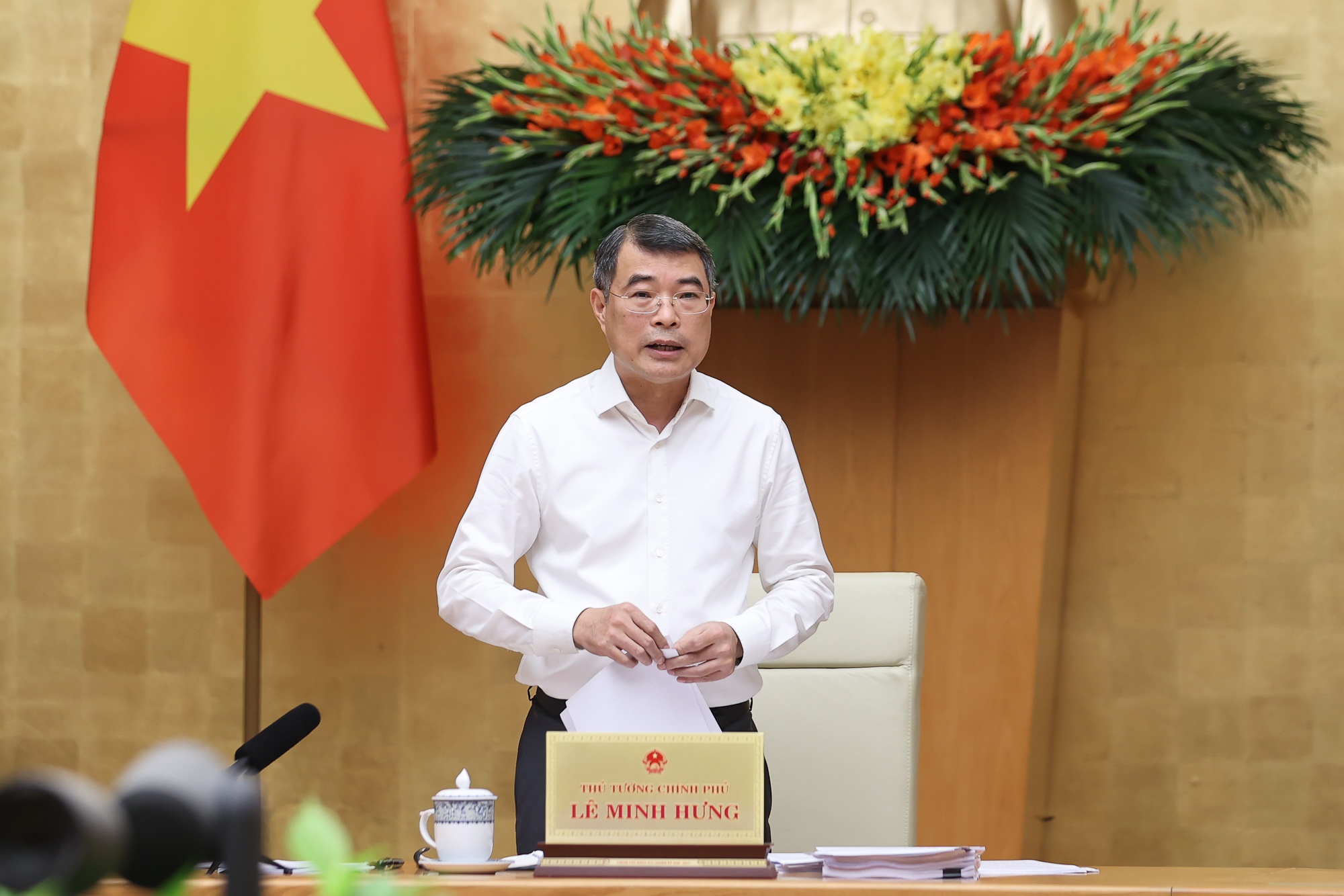 Thủ tướng Chính phủ Lê Minh Hưng chủ trì phiên họp - Ảnh: VGP/Nhật Bắc Thủ tướng Chính phủ Lê Minh Hưng chủ trì phiên họp - Ảnh: VGP/Nhật Bắc