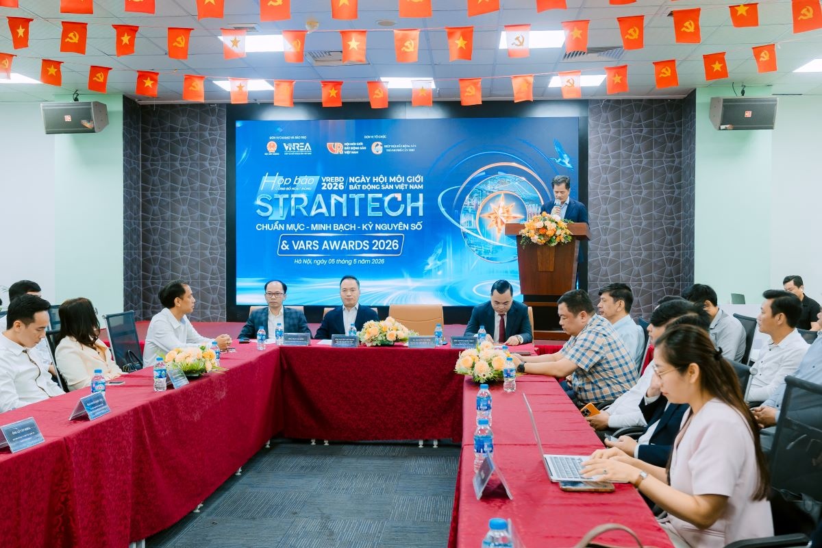 Quang cảnh họp báo Ngày hội Môi giới Bất động sản Việt Nam Quang cảnh họp báo Ngày hội Môi giới Bất động sản Việt Nam