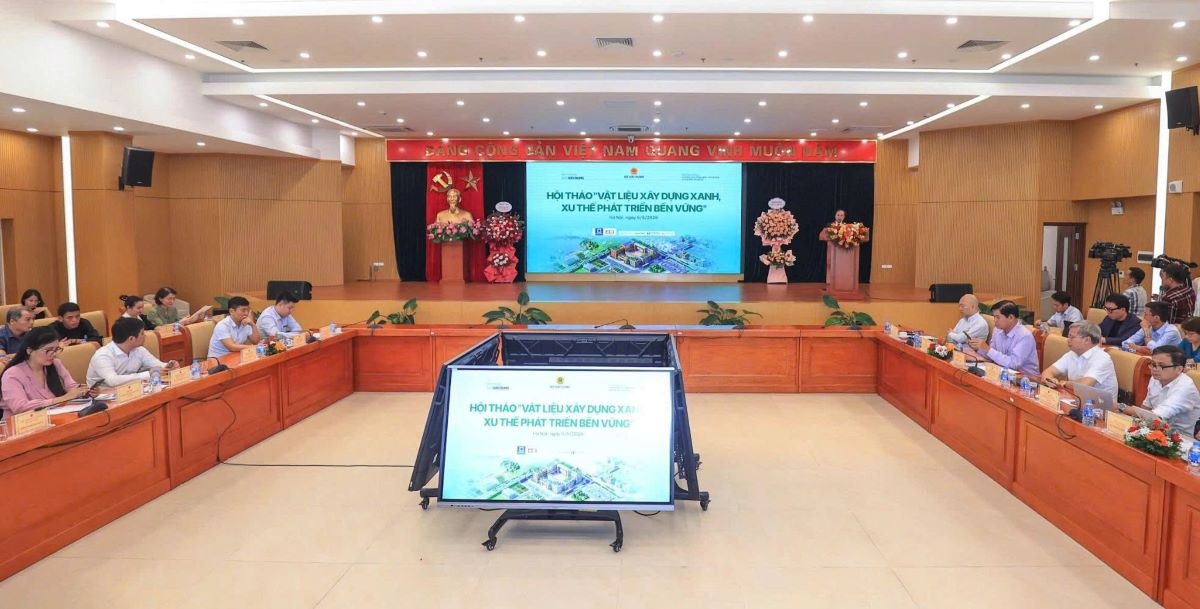 Hội thảo “Vật liệu xây dựng xanh, xu thế phát triển bền vững” Hội thảo “Vật liệu xây dựng xanh, xu thế phát triển bền vững”