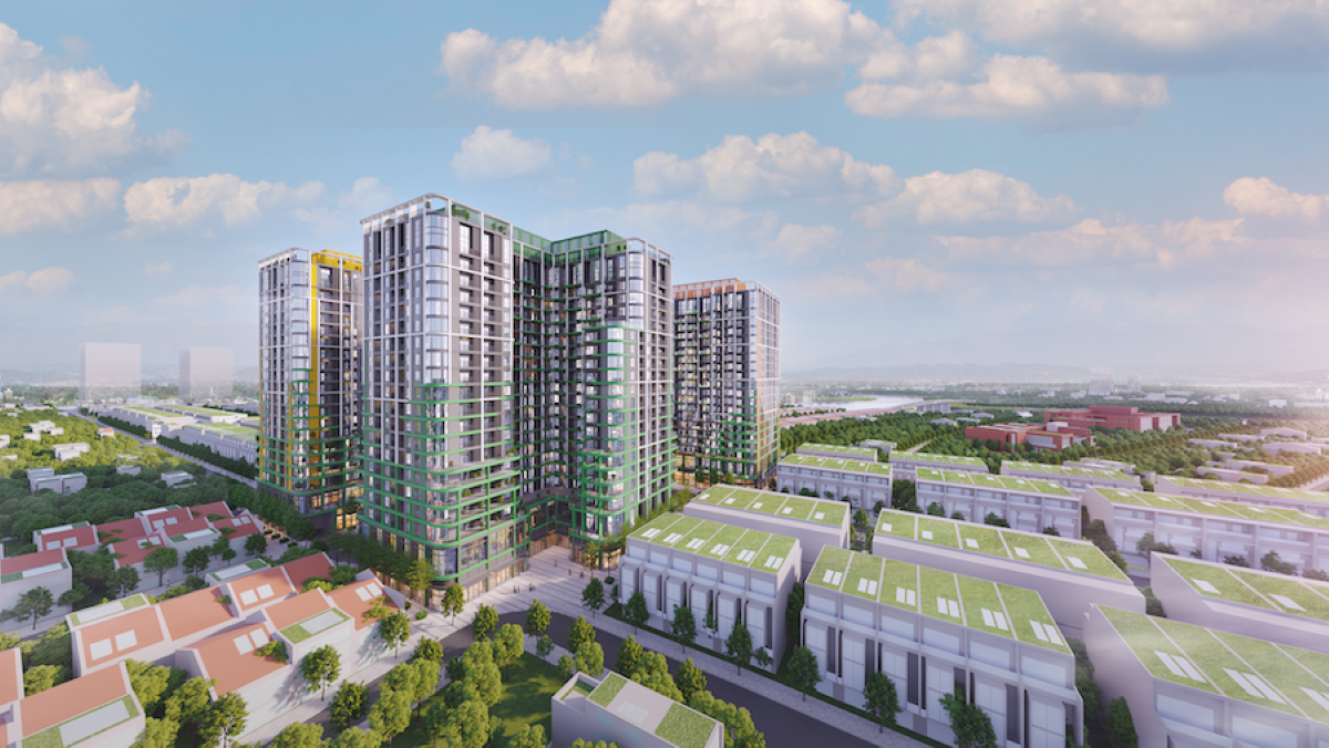 Tổ hợp căn hộ FourS Tower kiến tạo tâm điểm an cư cho công dân toàn cầu tại Nam Đà Nẵng. Ảnh: Sun Property.