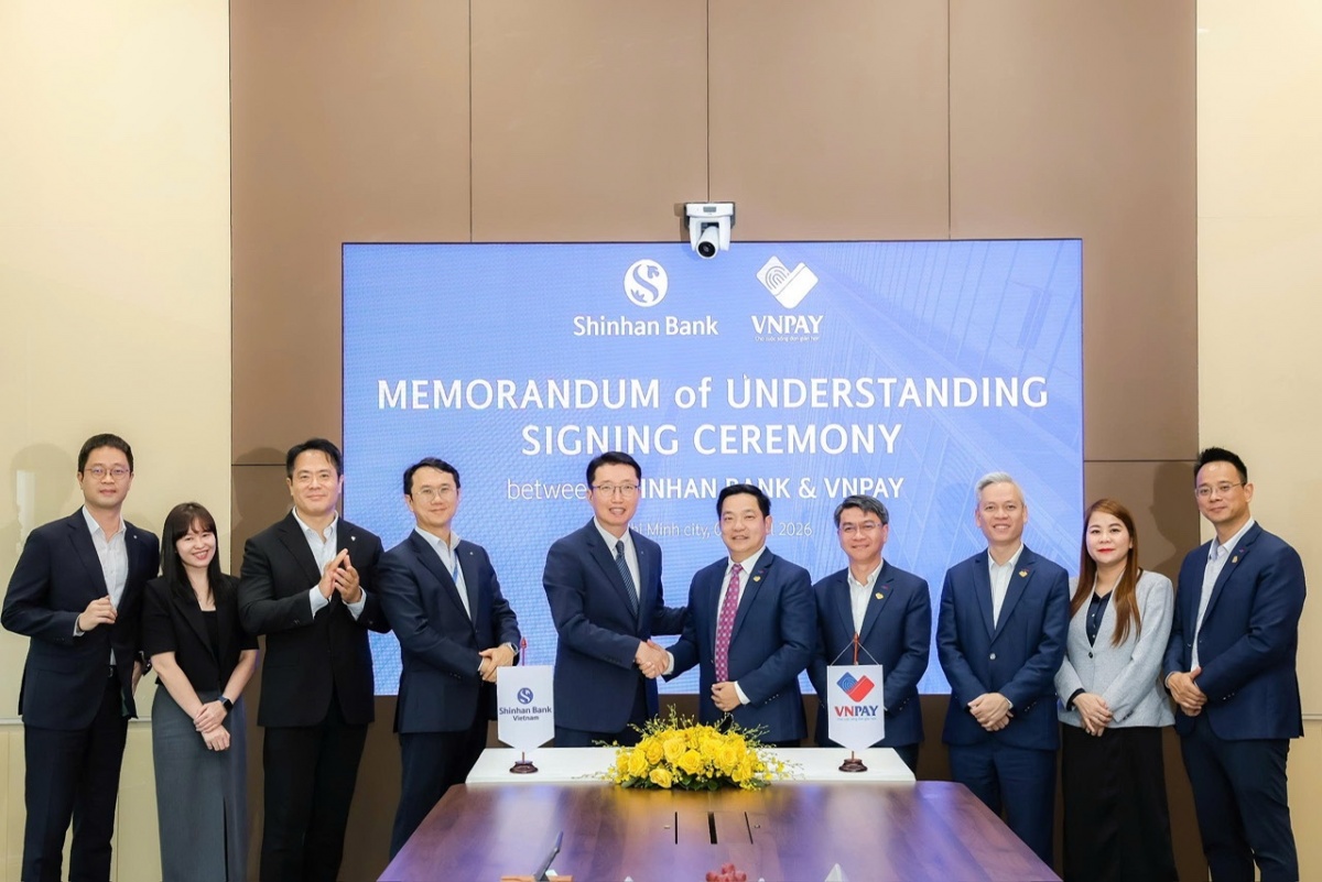 Ngân hàng Shinhan Việt Nam ký kết Biên bản ghi nhớ hợp tác chiến lược với VNPAY, nhằm tăng cường hệ sinh thái thanh toán số và mở rộng năng lực cung cấp dịch vụ POS Ngân hàng Shinhan Việt Nam ký kết Biên bản ghi nhớ hợp tác chiến lược với VNPAY, nhằm tăng cường hệ sinh thái thanh toán số và mở rộng năng lực cung cấp dịch vụ POS