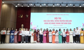 Đảng bộ NHNN Khu vực 1 giành giải Nhất vòng sơ khảo Hội thi Báo cáo viên, tuyên truyền viên giỏi năm 2026