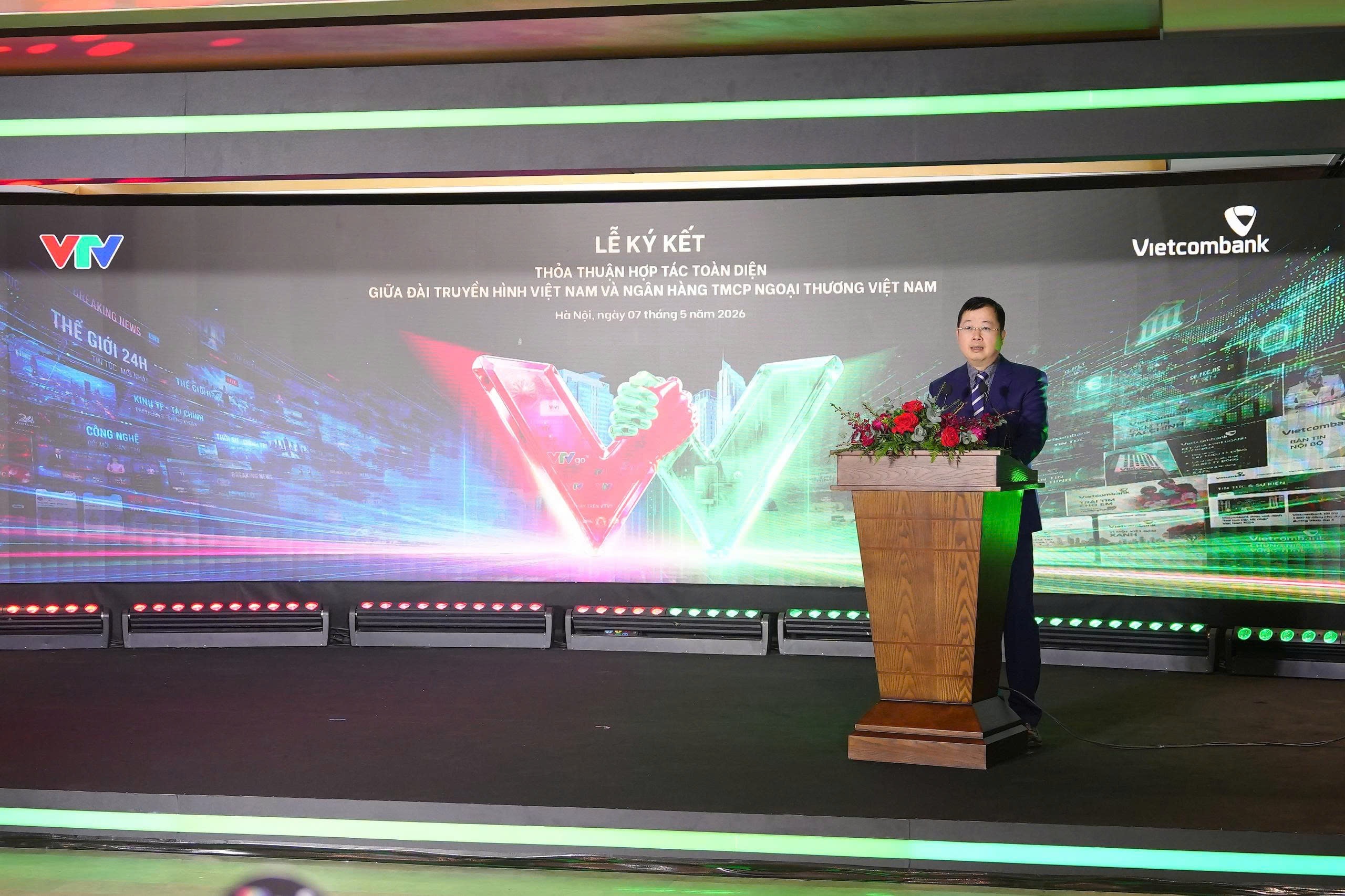 Vietcombank và VTV ký kết hợp tác toàn diện, mở không gian hội tụ giữa truyền thông và tài chính trong kỷ nguyên số
