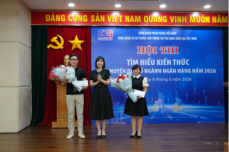 Sôi nổi Hội thi “Tìm hiểu kiến thức về chuyển đổi số ngành Ngân hàng” năm 2026 tại CIC Sôi nổi Hội thi “Tìm hiểu kiến thức về chuyển đổi số ngành Ngân hàng” năm 2026 tại CIC