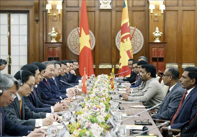 Tổng Bí thư, Chủ tịch nước Tô Lâm hội đàm với Tổng thống Sri Lanka Anura Kumara Dissanayake