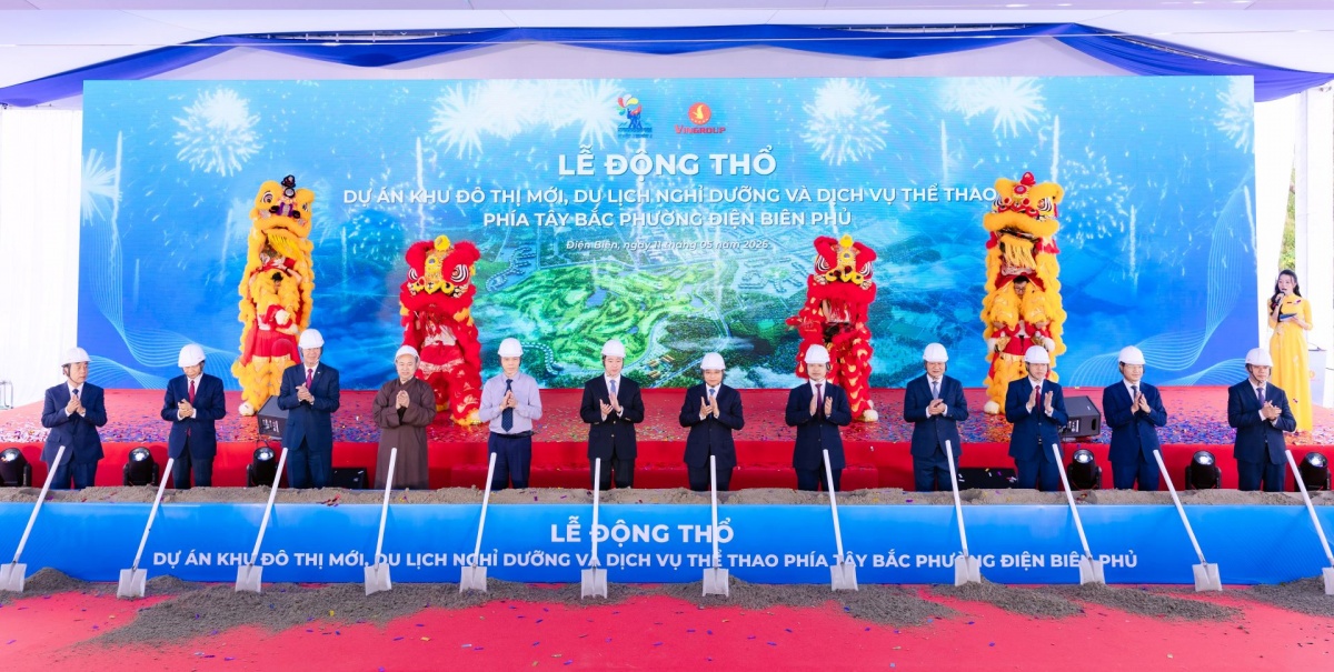 Dự án Khu đô thị mới, du lịch nghỉ dưỡng và dịch vụ thể thao phía Tây Bắc phường Điện Biên Phủ chính thức động thổ, góp phần định hình một cực phát triển đô thị – du lịch mới cho tỉnh Điện Biên và toàn khu vực Dự án Khu đô thị mới, du lịch nghỉ dưỡng và dịch vụ thể thao phía Tây Bắc phường Điện Biên Phủ chính thức động thổ, góp phần định hình một cực phát triển đô thị – du lịch mới cho tỉnh Điện Biên và toàn khu vực