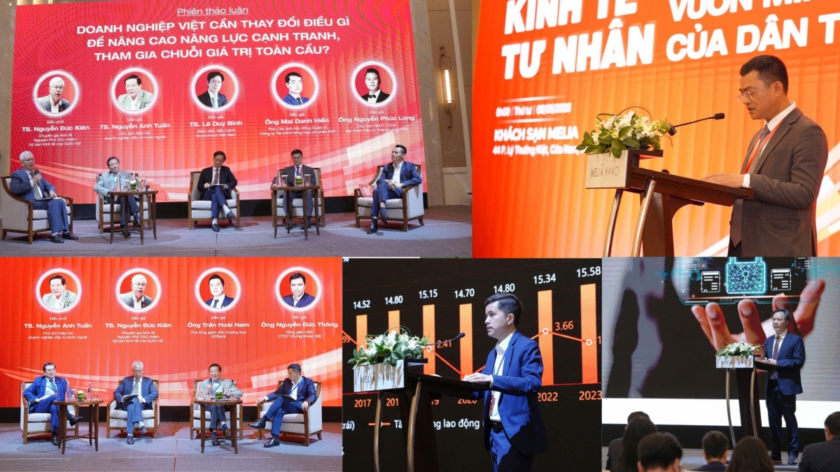 Các chuyên gia kinh tế và đại diện ngân hàng thảo luận giải pháp tháo gỡ điểm nghẽn về vốn, nâng cao năng lực cạnh tranh cho khu vực kinh tế tư nhân