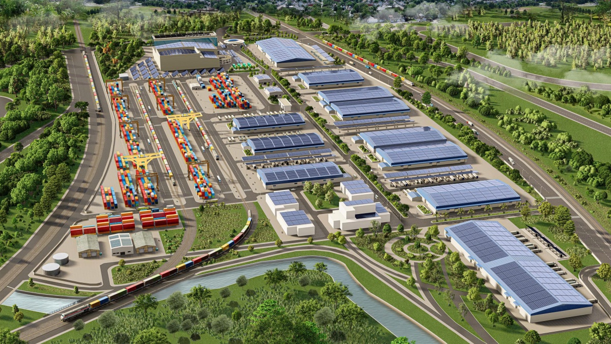Phối cảnh tổng thể dự án Vietnam SuperPortTM