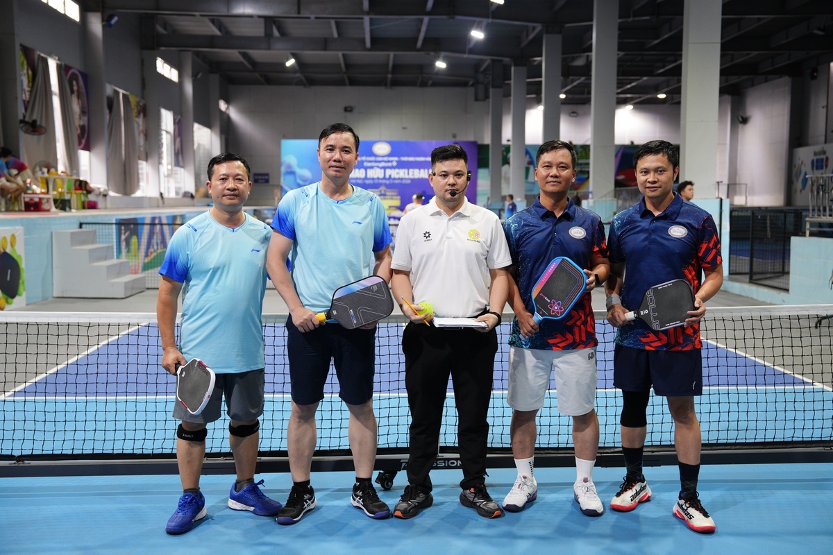 Sôi nổi giải Pickleball giao hữu giữa các đơn vị ngành Ngân hàng