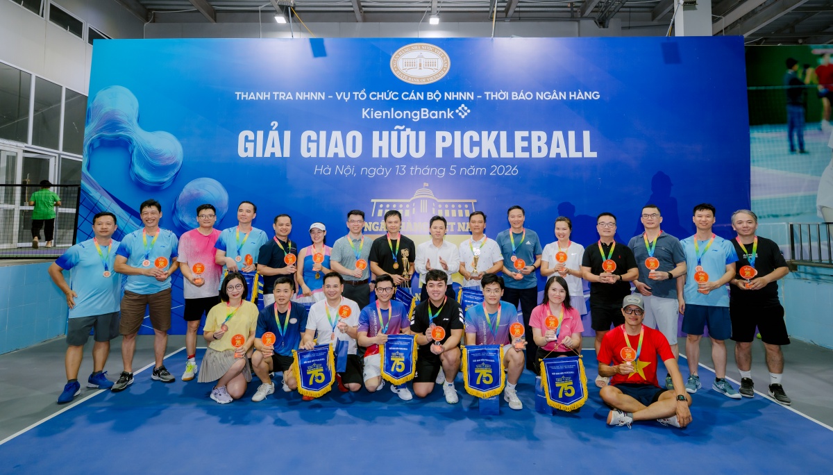 Sôi nổi giải Pickleball giao hữu giữa các đơn vị ngành Ngân hàng Sôi nổi giải Pickleball giao hữu giữa các đơn vị ngành Ngân hàng