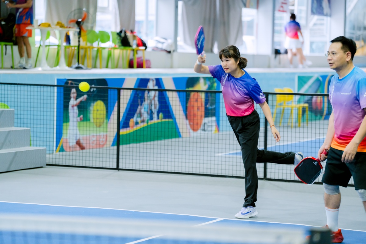 Sôi nổi giải Pickleball giao hữu giữa các đơn vị ngành Ngân hàng