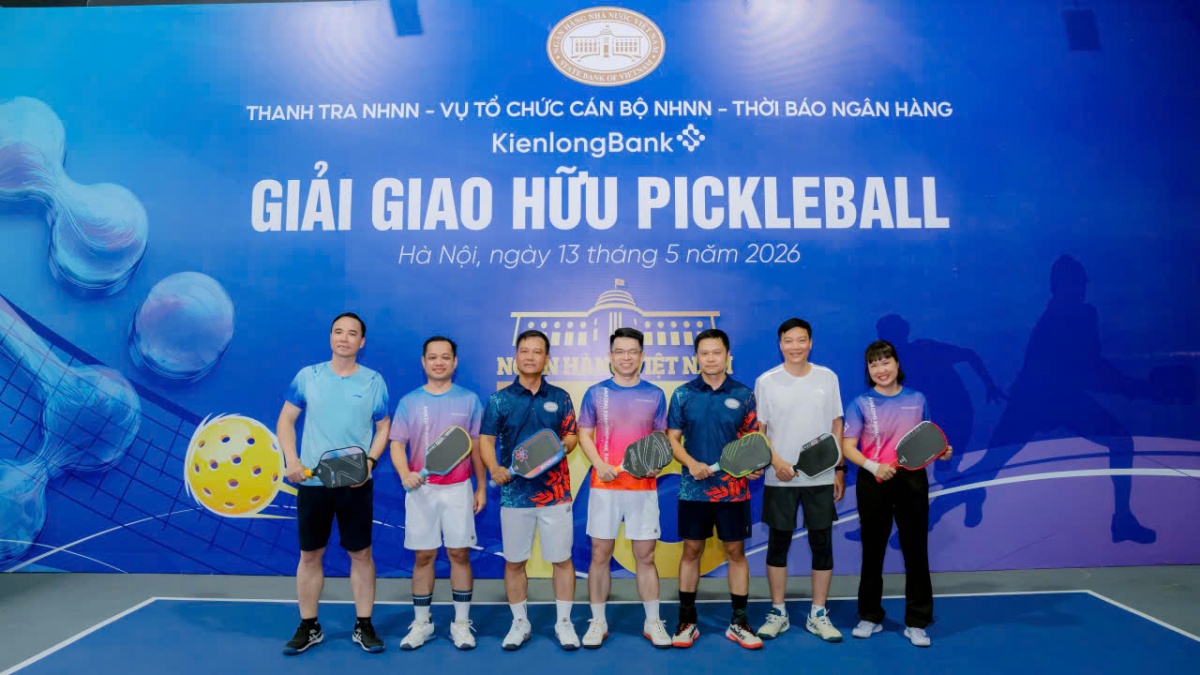 Sôi nổi giải Pickleball giao hữu giữa các đơn vị ngành Ngân hàng Sôi nổi giải Pickleball giao hữu giữa các đơn vị ngành Ngân hàng