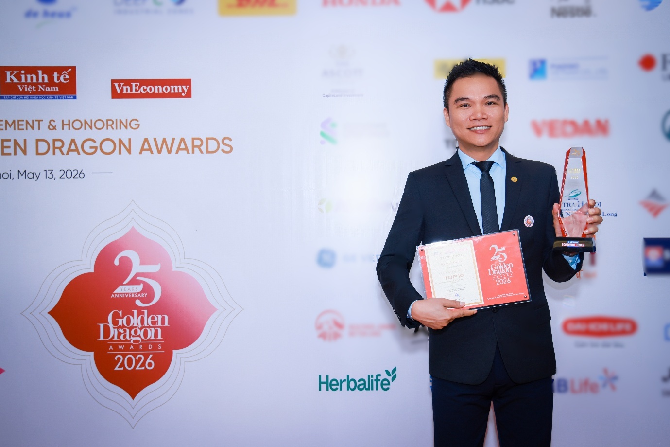 Herbalife Việt Nam vào Top 30 Thương hiệu phát triển bền vững tại Giải thưởng Rồng Vàng 2026