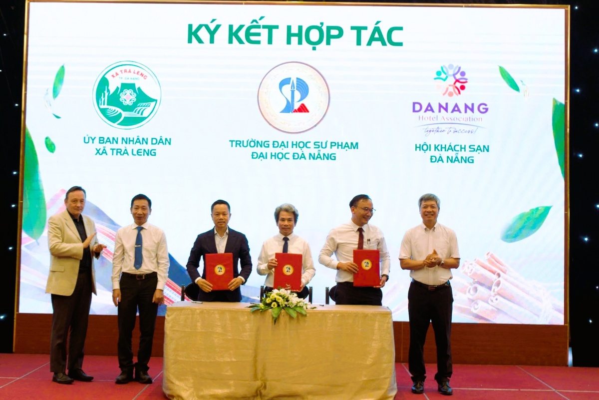 Lễ ký kết hợp tác giữa “3 nhà” hỗ trợ, mở rộng kênh tiêu thụ và quảng bá sản phẩm Quế Trà My.