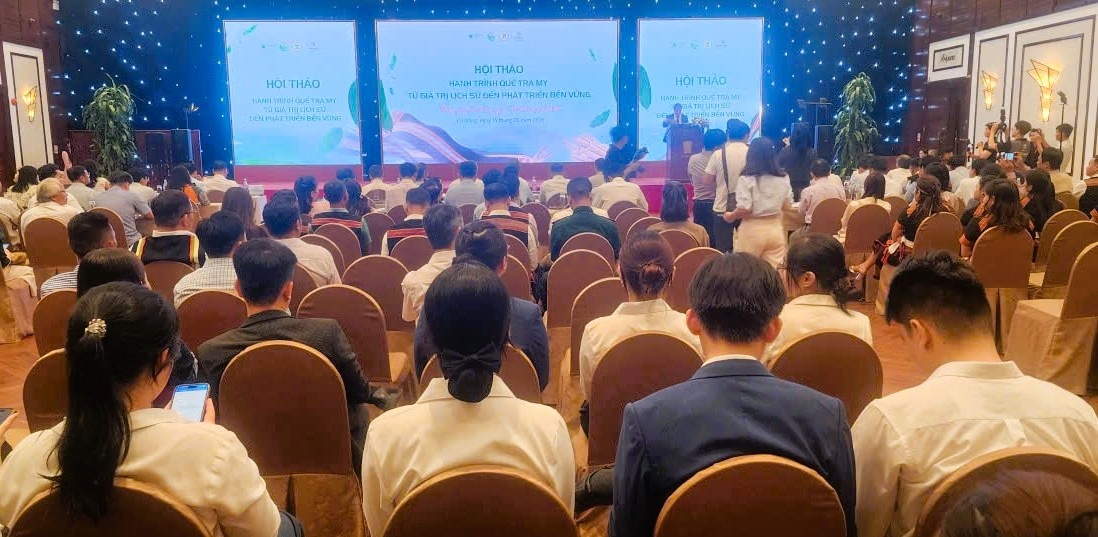 Hội thảo khoa học “Hành trình Quế Trà My - Từ giá trị lịch sử đến phát triển bền vững”.