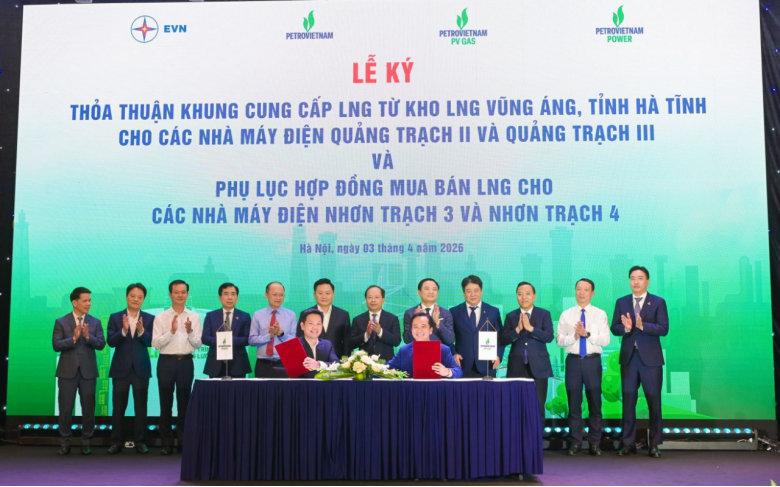 PV Power ký kết với PV GAS hợp đồng cung cấp LNG cho vận hành thương mại Nhà máy Nhơn Trạch 3 và Nhơn Trạch 4