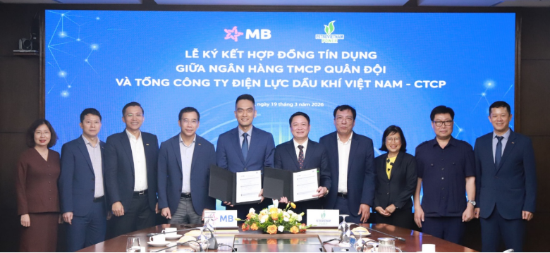 PV Power và MB ký kết Hợp đồng tín dụng tài trợ vốn lưu động trị giá 5.000 tỷ đồng