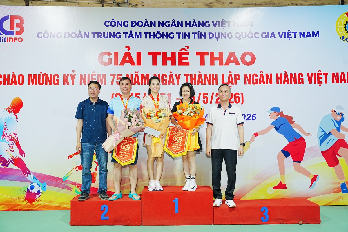 Sôi nổi Giải thể thao chào mừng 75 năm thành lập Ngân hàng Việt Nam