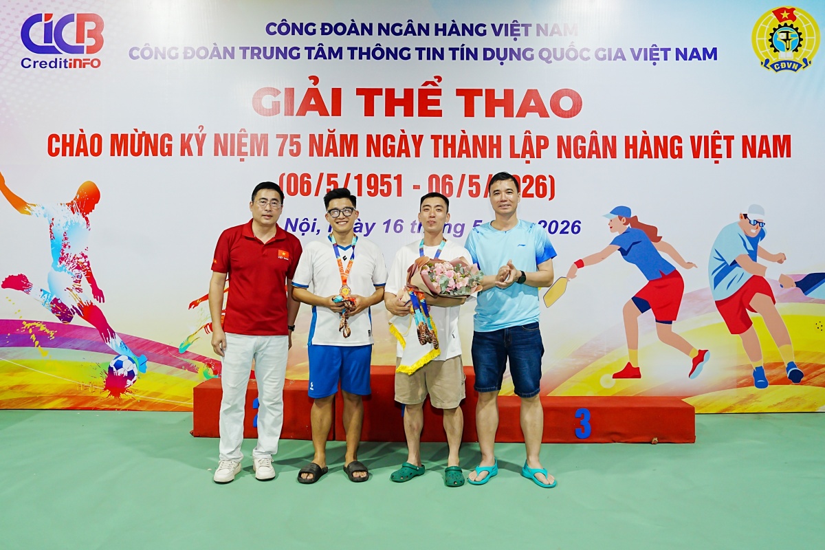 Sôi nổi Giải thể thao chào mừng 75 năm thành lập Ngân hàng Việt Nam