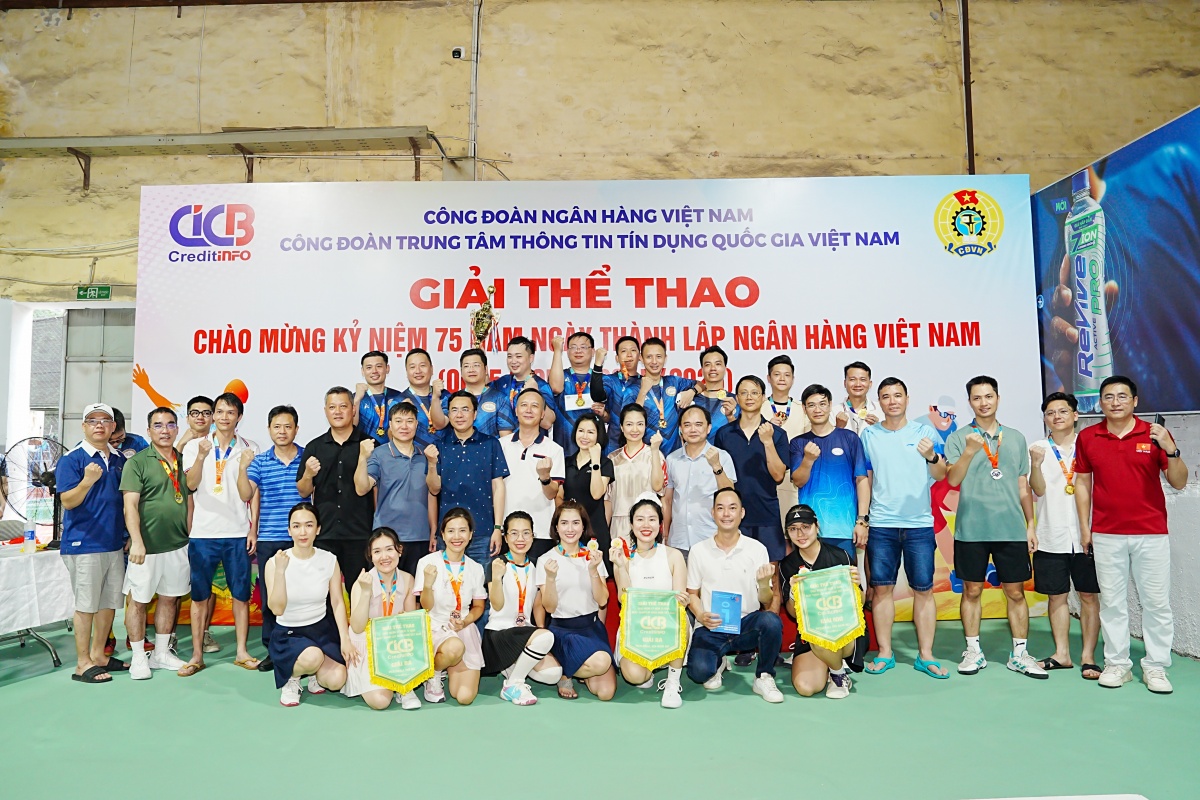 Sôi nổi Giải thể thao chào mừng 75 năm thành lập Ngân hàng Việt Nam
