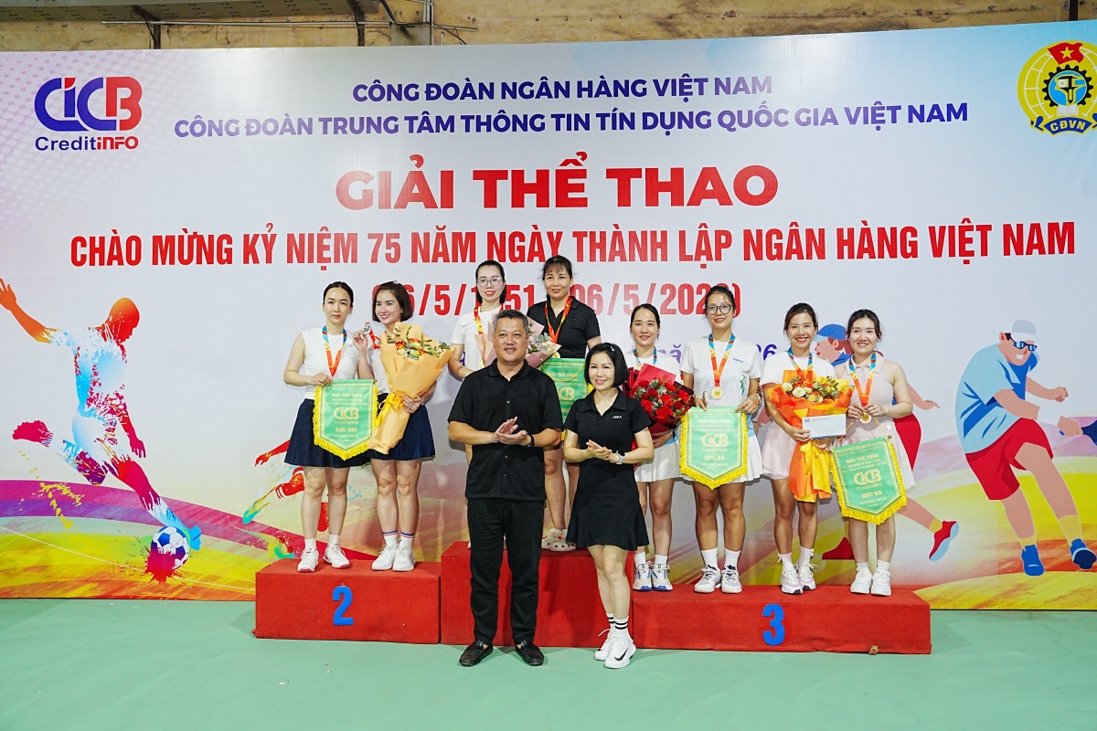 Sôi nổi Giải thể thao chào mừng 75 năm thành lập Ngân hàng Việt Nam