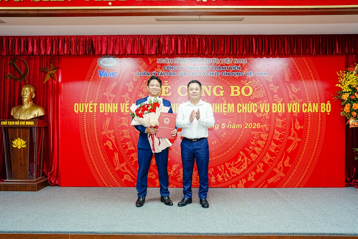 Bổ nhiệm ông Nguyễn Hoài Đức giữ chức vụ Phó Tổng Giám đốc VAMC Bổ nhiệm ông Nguyễn Hoài Đức giữ chức vụ Phó Tổng Giám đốc VAMC