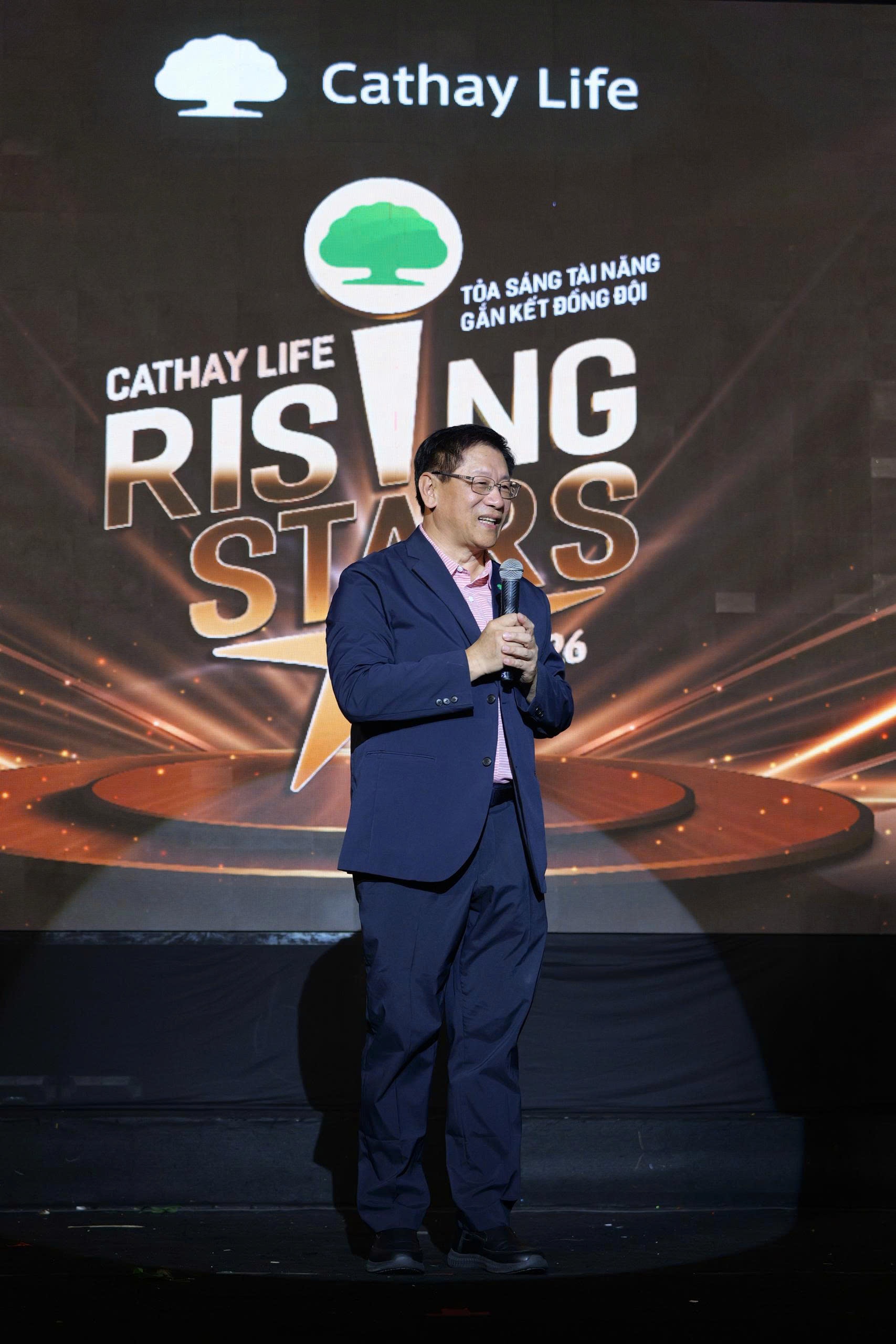 Ông James Wu - Tổng giám đốc Cathay Life Việt Nam phát biểu tại sự kiện