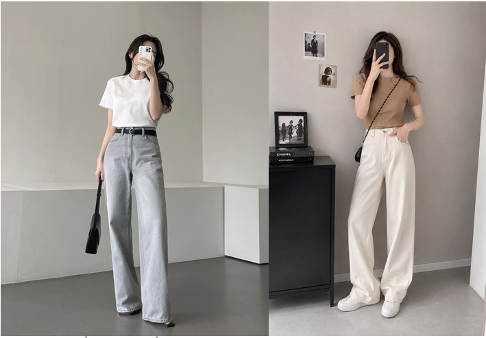 Quần ống rộng mặc với áo gì để nhìn cao và sang hơn? Quần ống rộng mặc với áo gì để nhìn cao và sang hơn?