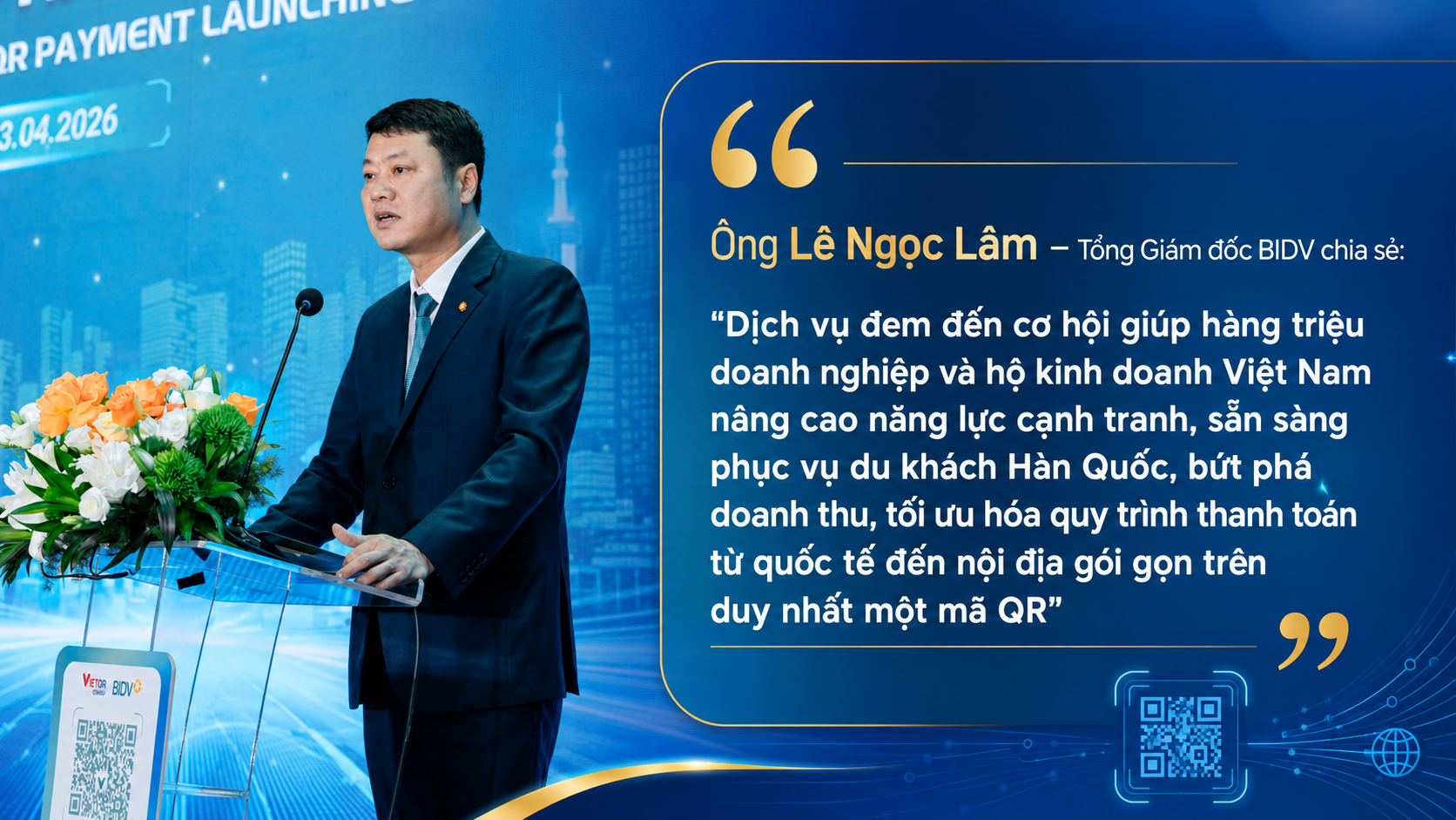 Khi mã thanh toán QR kết nối Việt Nam - Hàn Quốc