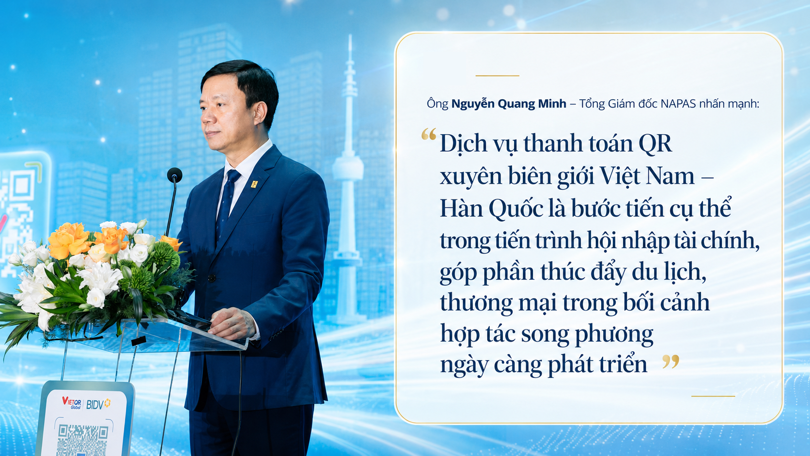 Khi mã thanh toán QR kết nối Việt Nam - Hàn Quốc