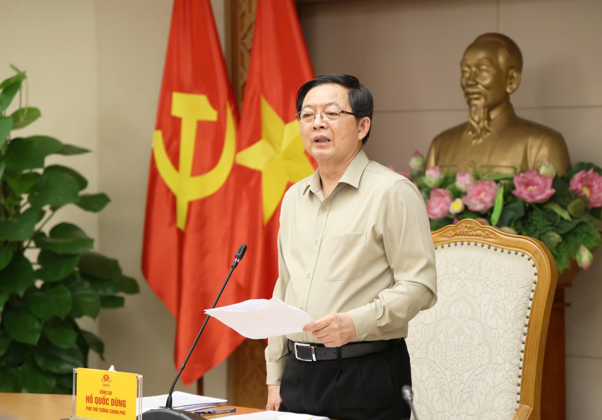 Phó Thủ tướng Hồ Quốc Dũng chủ trì cuộc họp - Ảnh: VGP/Gia Huy Phó Thủ tướng Hồ Quốc Dũng chủ trì cuộc họp - Ảnh: VGP/Gia Huy
