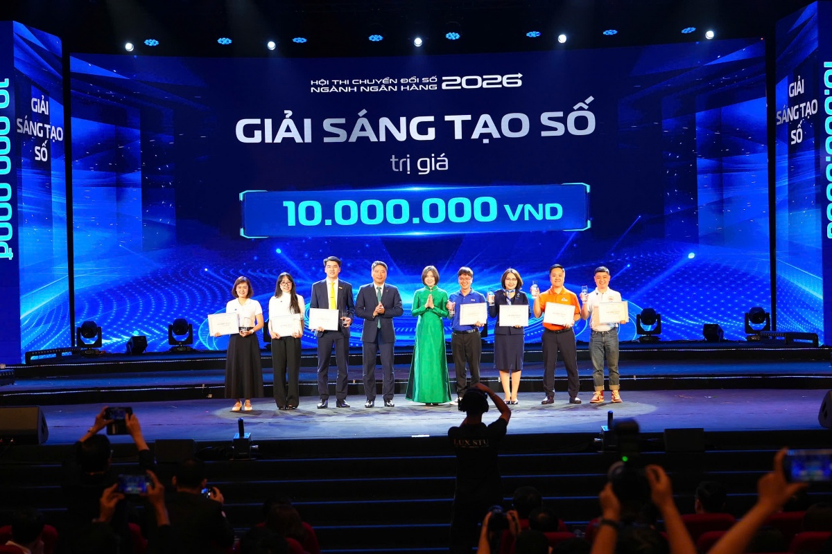 Vietcombank đạt giải Đặc biệt tại Hội thi Chuyển đổi số ngành Ngân hàng năm 2026 Vietcombank đạt giải Đặc biệt tại Hội thi Chuyển đổi số ngành Ngân hàng năm 2026