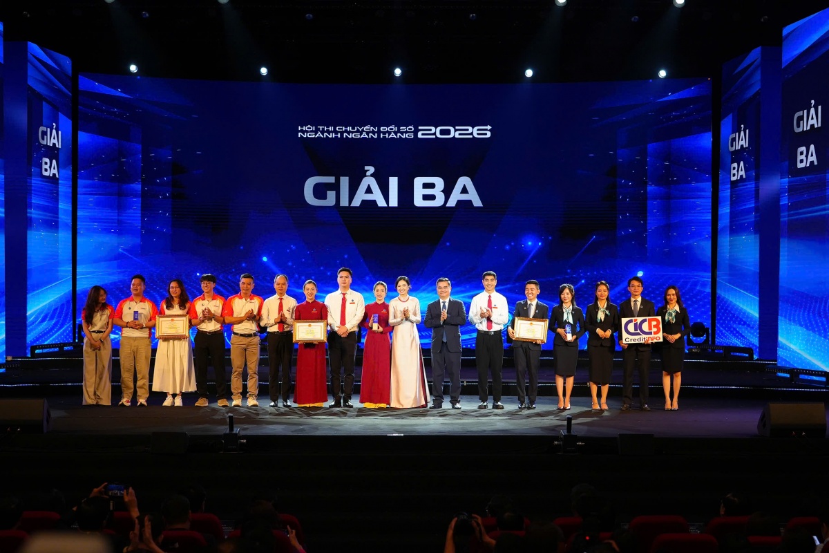 Vietcombank đạt giải Đặc biệt tại Hội thi Chuyển đổi số ngành Ngân hàng năm 2026 Vietcombank đạt giải Đặc biệt tại Hội thi Chuyển đổi số ngành Ngân hàng năm 2026