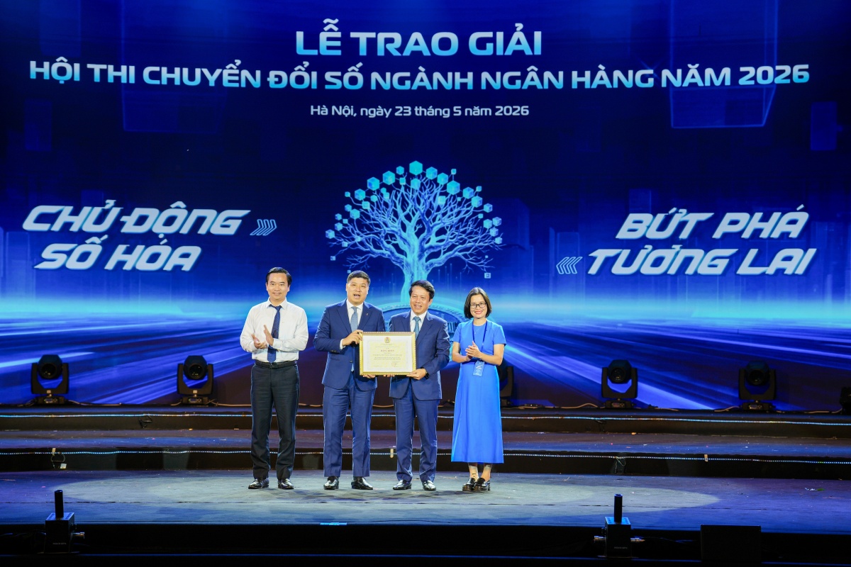 Vietcombank đạt giải Đặc biệt tại Hội thi Chuyển đổi số ngành Ngân hàng năm 2026 Vietcombank đạt giải Đặc biệt tại Hội thi Chuyển đổi số ngành Ngân hàng năm 2026
