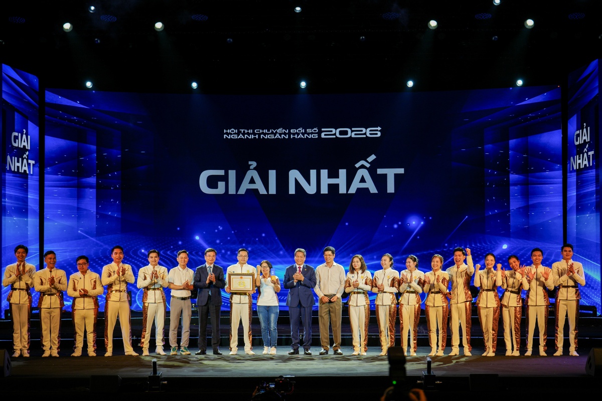 Vietcombank đạt giải Đặc biệt tại Hội thi Chuyển đổi số ngành Ngân hàng năm 2026 Vietcombank đạt giải Đặc biệt tại Hội thi Chuyển đổi số ngành Ngân hàng năm 2026