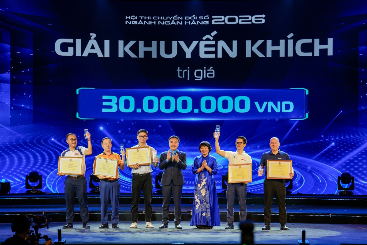 Vietcombank đạt giải Đặc biệt tại Hội thi Chuyển đổi số ngành Ngân hàng năm 2026 Vietcombank đạt giải Đặc biệt tại Hội thi Chuyển đổi số ngành Ngân hàng năm 2026