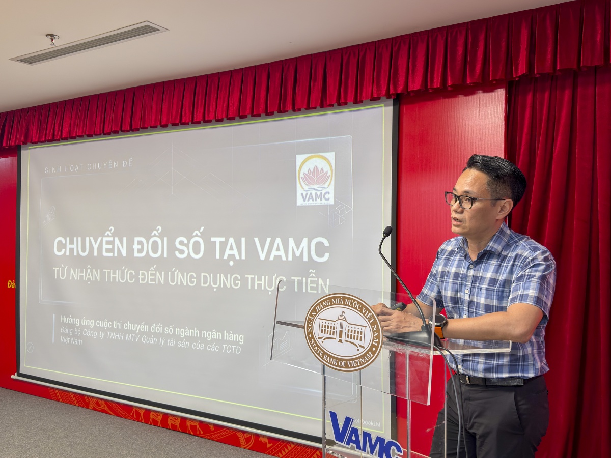 Đảng bộ VAMC đẩy mạnh chuyển đổi số từ nhận thức đến hành động thực tiễn