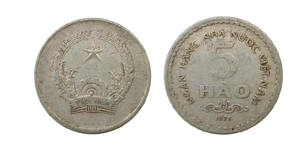 Ảnh  3.3.3. Tiền 5 hào 1978, đk 24mm