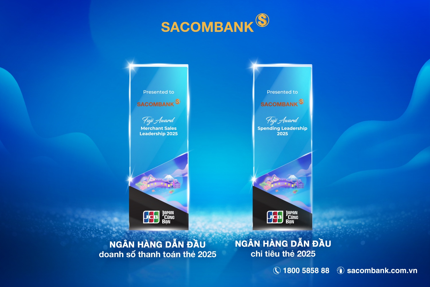 SACOMBANK dẫn đầu doanh số thanh toán và chi tiêu thẻ JCB năm 2025 SACOMBANK dẫn đầu doanh số thanh toán và chi tiêu thẻ JCB năm 2025