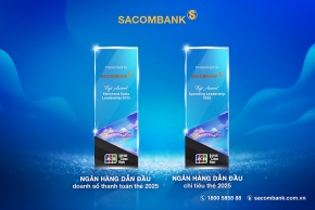 SACOMBANK dẫn đầu doanh số thanh toán và chi tiêu thẻ JCB năm 2025